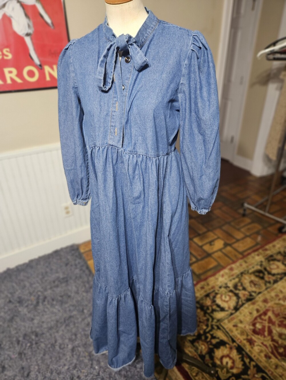Shein Lightweight Denim Dress Medium